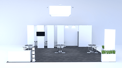 Messestand Miami 10x9m | Messebauer Berlin
