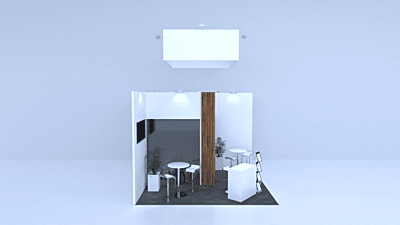 Messestand Frankfurt 4.5x4.5m | Messebauer Berlin